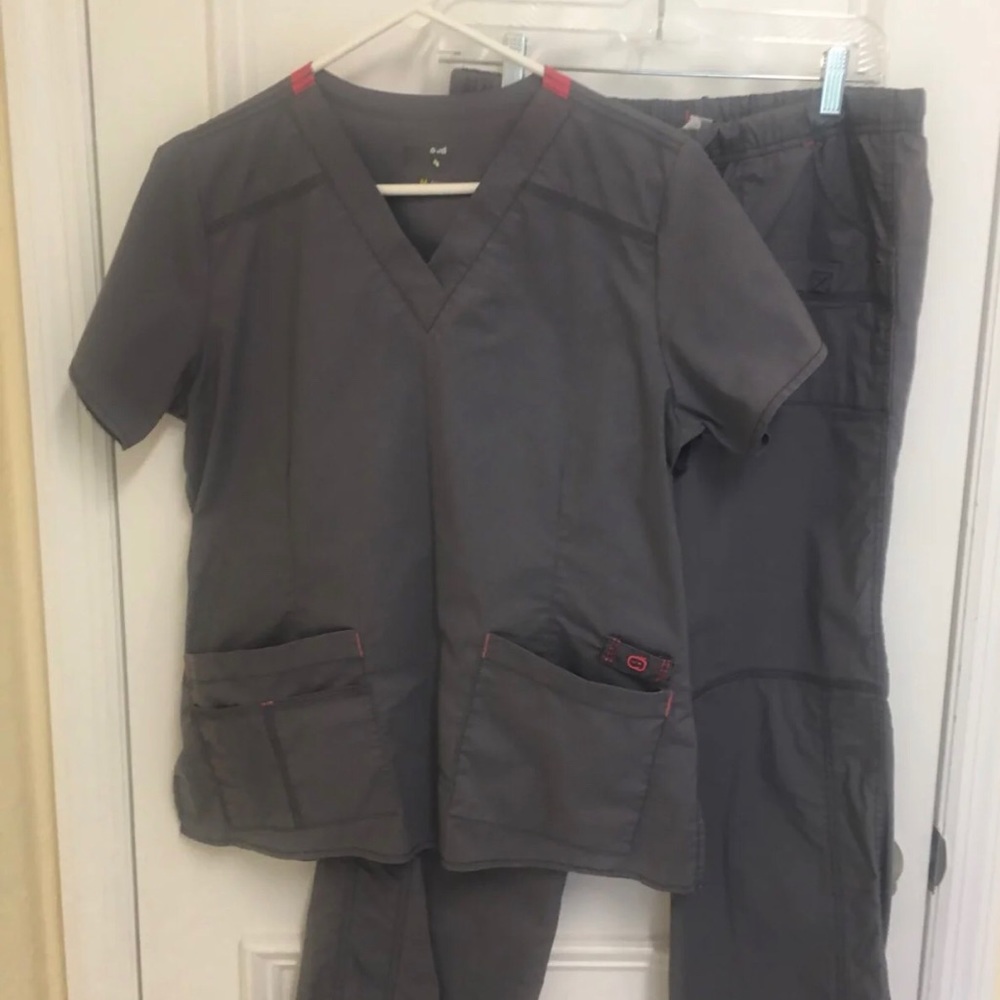 Grey Scrubs Set